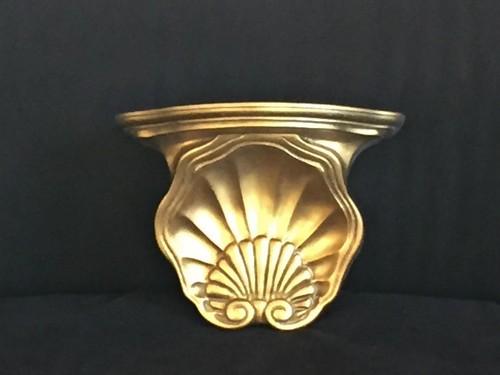 étagère murale gold shell - murale,