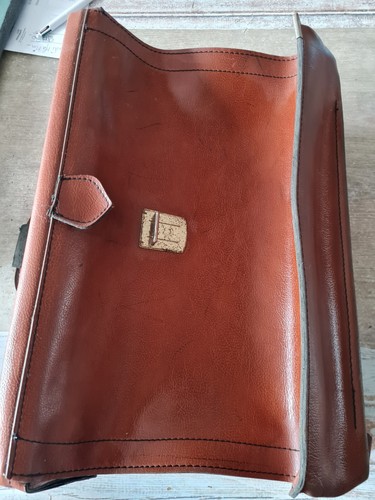 Ancienne sacoche cuir - sacoche, en