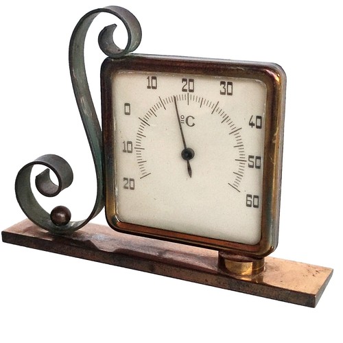 Ancien thermomètre metal - ancien,