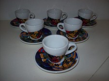 Ensemble de 6 tasses et 6
