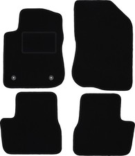 Tapis de sol en velours noir pour Peugeot 208 I année 2012-2019 set 4 pièces