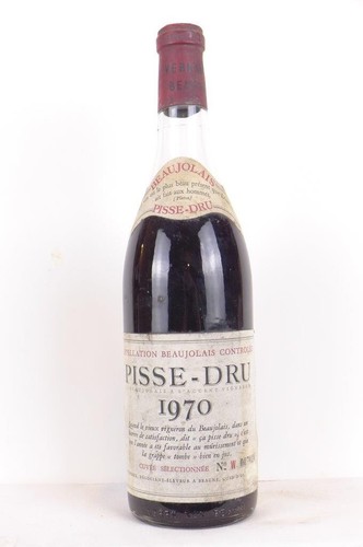 Beaujolais pisse dru rouge - beaujolais,