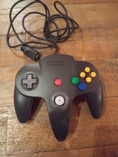 manette controller noir gris black grey Nintendo N64
