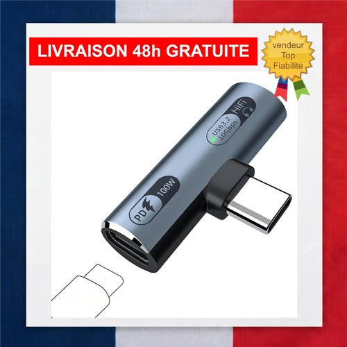 Adaptateur usb casque et - usb-c,