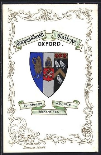 Carte postale oxford corpus - carte, oxford,