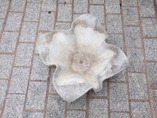 WILLY GUHL-jardinière mouchoir-VASQUE fibro ciment-oreille d'éléphant-60x60cm