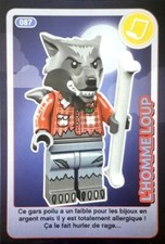 Crée Ton Monde Carte Lego 2018 Auchan N°87 L'Homme Loup 