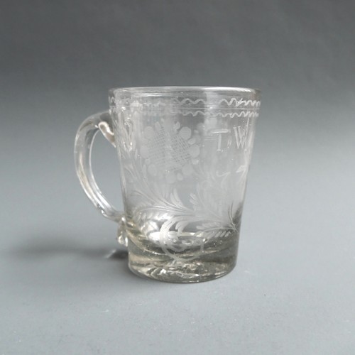 Gobelet verre gravé - gobelet,