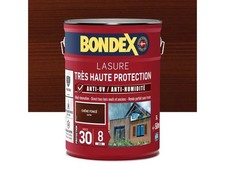 Lasure très haute protection bois anti UV intempéries 8 ans Chêne foncé 5L BONDE