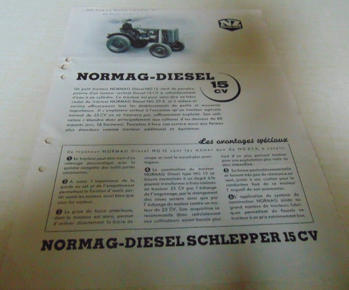 Prospectus brochure tracteur - brochure,