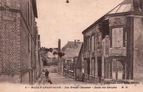 Carte postale mailly champagne - carte,