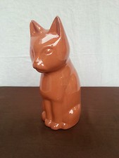 Chat Egyptien Faience de Desvres deco animaux bestiaire