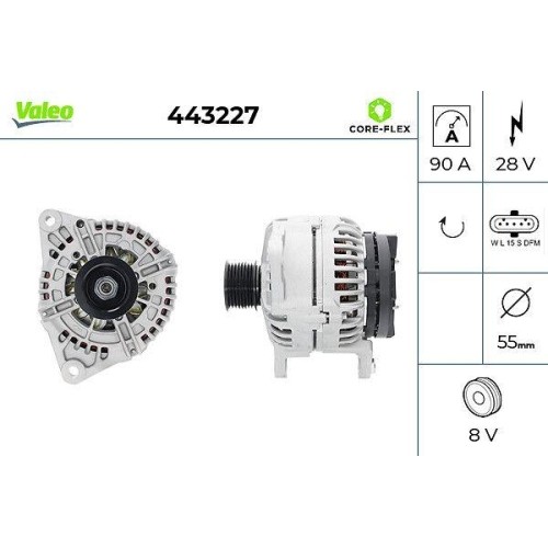 Alternateur valeo 443227 - valeo,