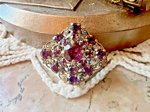 Broche ancienne tchèque art - ancienne,