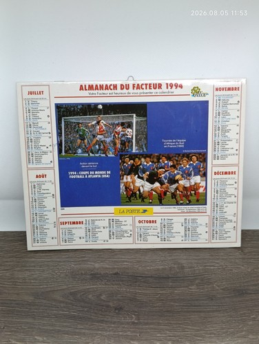Calendrier poste coupe du - coupe,