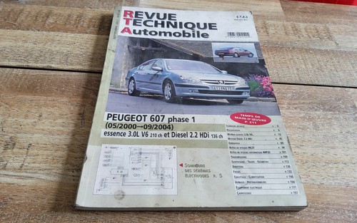 Revue technique peugeot 607 - technique,