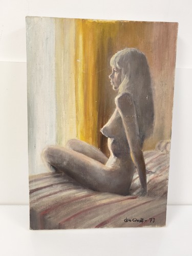 Peinture féminin huile sur - peinture,