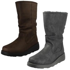 Bottes À Talon Wedge