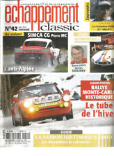 ECHAPPEMENT CLASSIC N°42 SIMCA CG PROTO MC / J. ALESI / RALLYE MONTE-CARLO HISTO