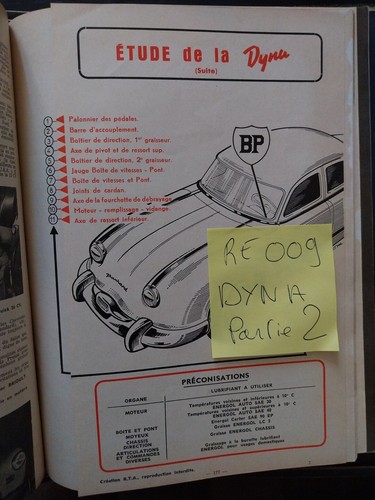 Revue technique panhard dyna - revue,