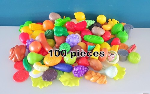 100 pièces imitation fruits - ,