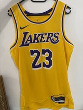 LeBron James Lakers Nike Icon Swingman Gold Jersey Taille M NEUF NBA