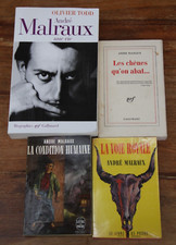 ANDRE MALRAUX - LOT DE 3 LIVRES + BIO. O. TODD - LA CONDITION HUMAINE- 1966-2001