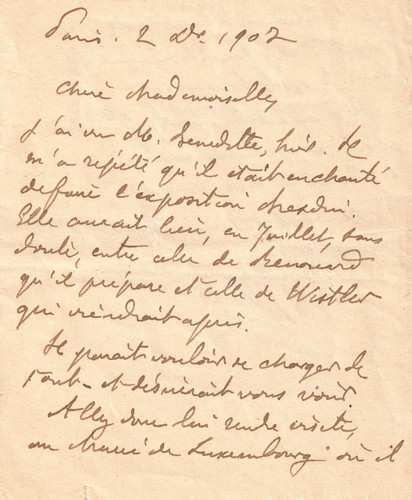 Huysmans lettre autographe - lettre,