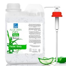 Gel d'Aloe Vera 100% Naturel Hydratant Visage Corps Masque Cheveux Après Epil...
