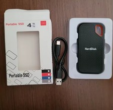 Disque Dur Externe Portable 4To SSD - USB 3.0 TYPE-C