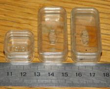 vintage LOT 3 boitier ETUI de pièces bijoux MONTRE LAVAL watch CASE boite BOX