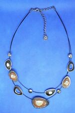 VINTAGE BIJOUX COLLIER FEMME IKITA Frauenhalskette Woman Necklace PARIS Pierres