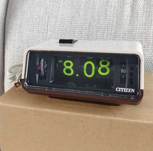Vintage citizen flip réveil - flip,