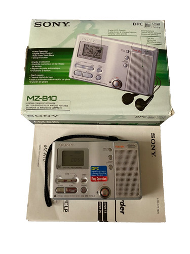 Sony b10 minidisc player - sony, mz-b10