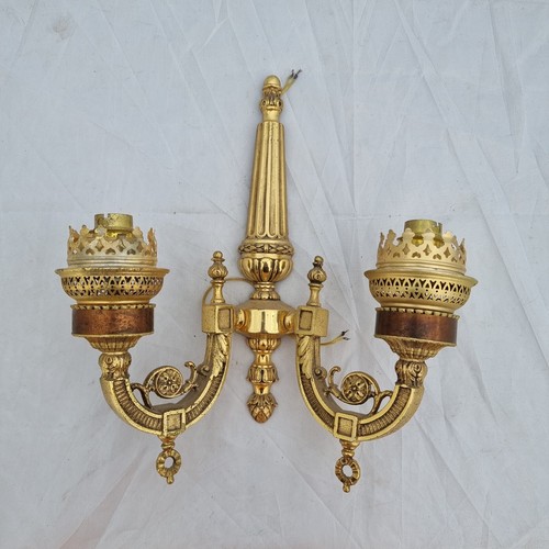 Old wall lamp holder - , gold