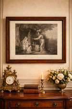 Gravure ancienne Hommage au