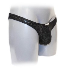 Slip transparent à motif