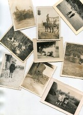 LOT 9 PHotos du Monde rural et agricole Ferme Foins Bestiaux Jeux d'enfants etc.