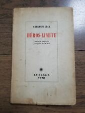 Ghérasim Luca. Héros-Limite