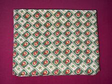 Tissu ancien cretonne coton provençale  larg 76  cm x H 140  cm réf C140