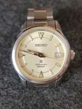Montre automatique SEIKO Alpinist SBDC145 cadran blanc crème rare de collection