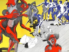 Henri CUECO - Lithographie