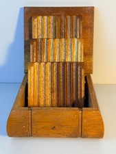 Cave à cigares en bois vintage Ermond ancien boîte à cigarettes collection