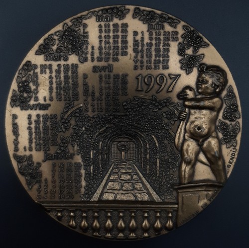 Médaille bronze florentin - médaille, en