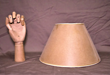abat-jour papier brun Craft vintage 1950 pour lampadaire lampe à poser