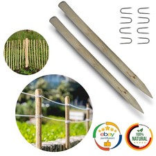 Poteau de clôture en noisetier Piquet en Bois rond bois de noisette