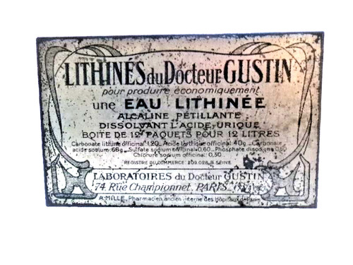 Boite publicitaire tôle - publicitaire,