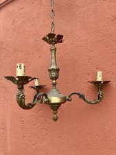Ancien Lustre 3 Branches En