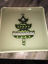 Lori Siebert Main Soufflé Noël Plate-Very Rare Vintage-Ships N 24 Hrs