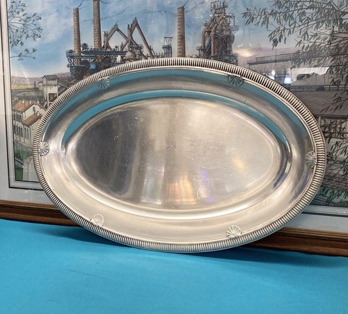 Grand plat service ovale - plat,